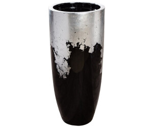 Gilde Übertopf Konus XXL schwarz/silber, Fiberglas, H80cm (89194) ab 183,58 € (Oktober 2026)