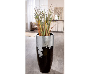 Gilde Übertopf Konus XXL schwarz/silber, Fiberglas, H80cm (89194) ab 183,58 € (Oktober 2026)
