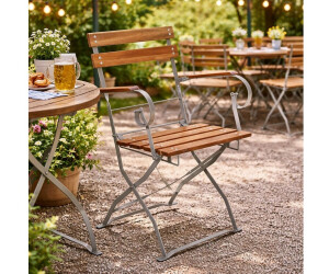Mojawo Biergarten Klappstuhl mit Armlehne, Akazienholz ab 54,99 € (September 2026)
