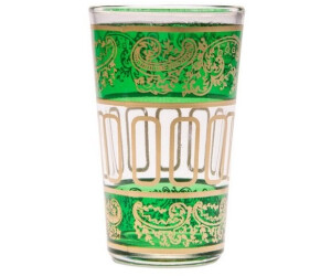 Marrakesch Orient & Mediterran Interior Marokkanisches Teeglas-Set 6-teilig, gold-grün, handgemacht (tg099) ab 17,90 € (Oktober 2026)