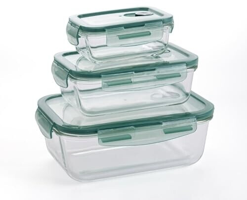 Quid Minimal 3er-Set luftdichte Glasbehälter 1800ml/800ml/330ml (5427437) ab 24,93 € (Oktober 2026)