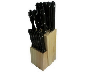 Michelino Messerset mit Holzmesserblock, Edelstahl, 15-teilig ab 19,99 € (Oktober 2026)