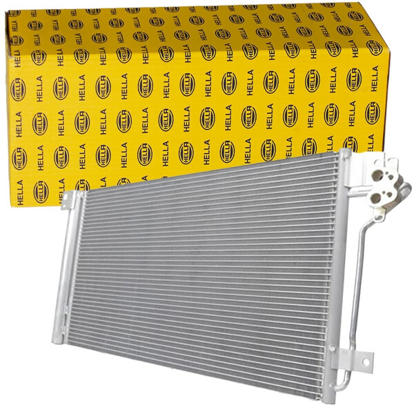 Hella Klimaanlagen-Kondensator Easy2Fit, Aluminium, mit Trockner (8FC 366 221-231), Bild 2