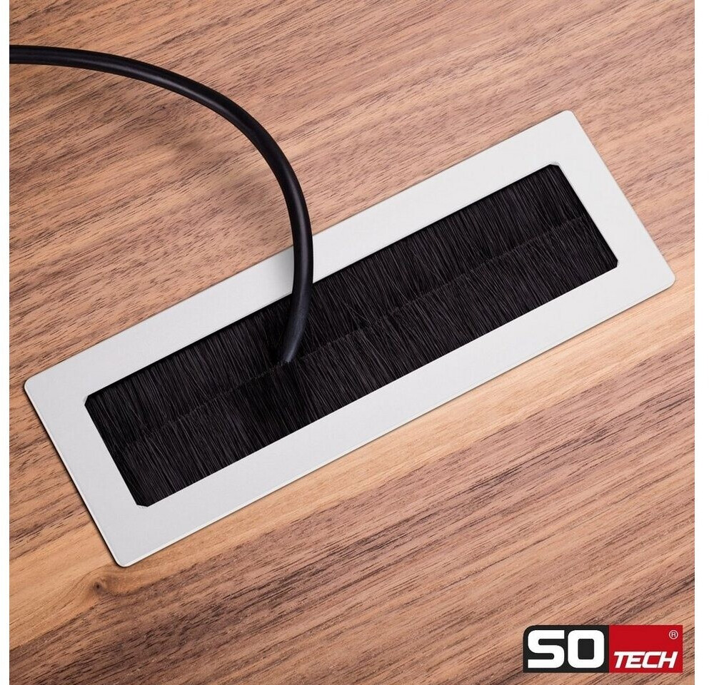 SOTECH Kabeldurchlass Kabeldurchführung Metall mit Bürstendichtung 60 oder 80 mm SOTECH Kabeldurchlass Kabeldurchführung Metall mit Bürstendichtung 60 oder 80 mm