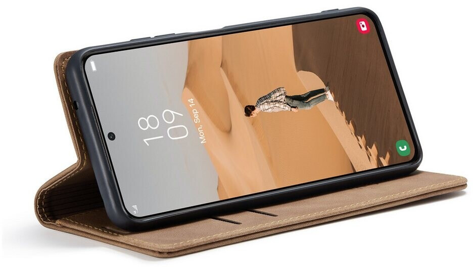 SEAHAI Lederen Flipcover Voor Xiaomi Redmi 13 4G / Poco M6 4G – Premium PU, RFID-blokkerend, Kaartvakken, Standaard En Magnetische Sluiting