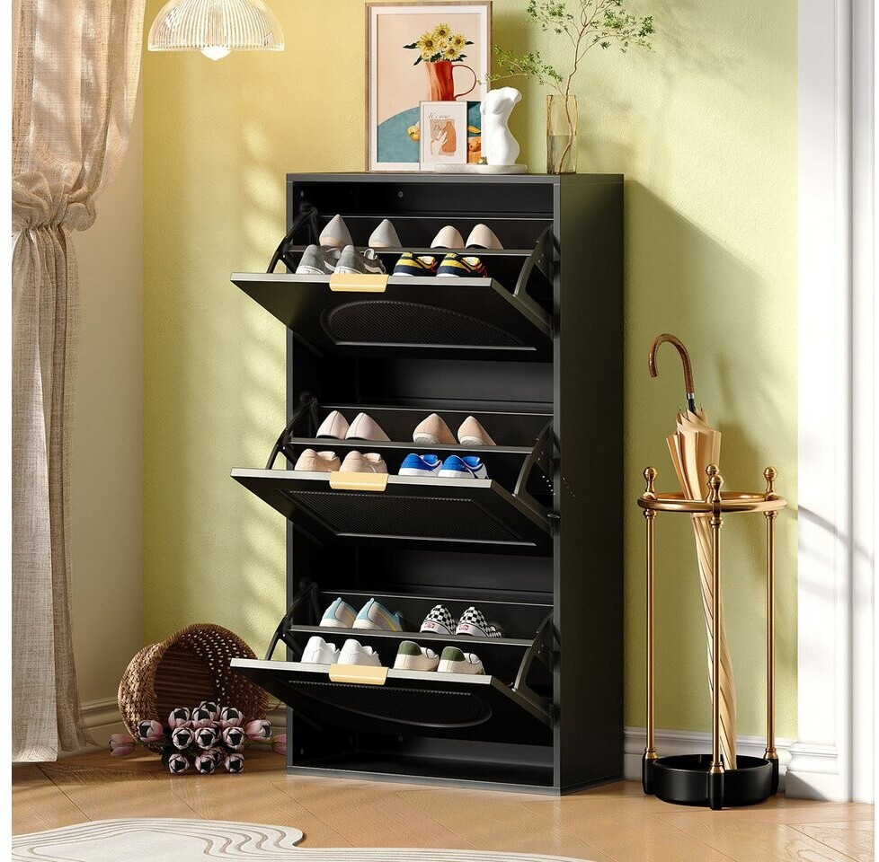 Stilvora Schuhkipper schmal 3 Klappen, MDF, 60×24×114cm (QTEK4EFELYCFQIF) ab 65,99 € (Oktober 2026)