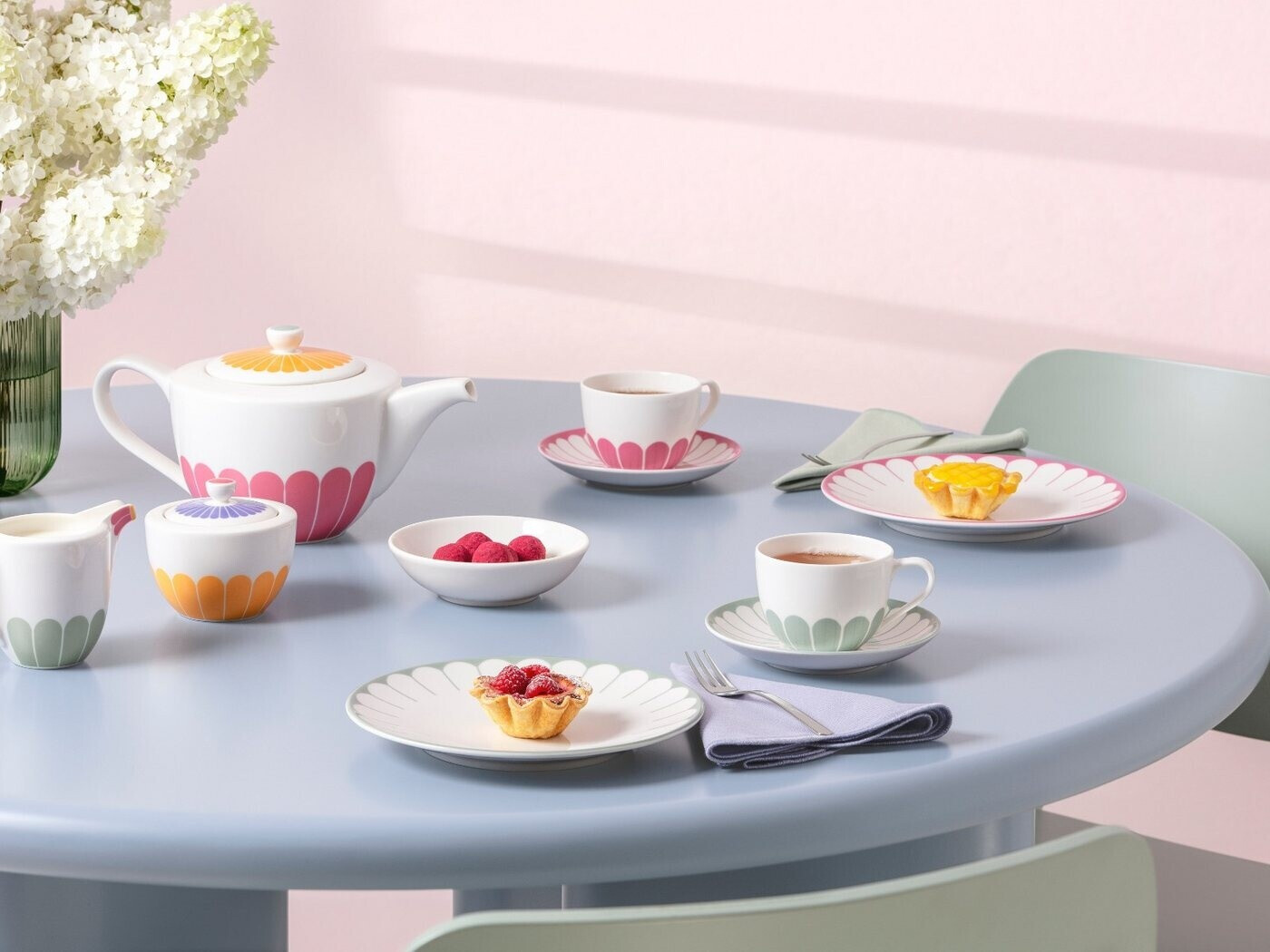 Villeroy & Boch Fleur Couleur Teekanne Porzellan 1,2l ab 64,93 € (Oktober 2026)