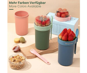 LuxusKollektion Müslibecher to Go 760ml+230ml mit Löffel ab 42,95 € (Oktober 2026)