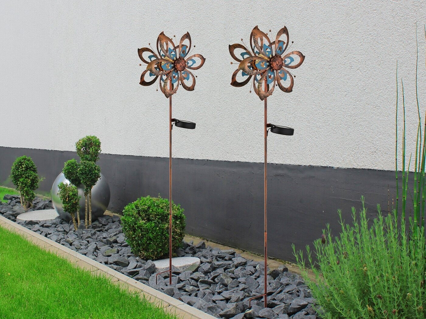 Meine Wunschleuchte Solarleuchten Gartenstecker Windrad 2er-Set, H: 92cm (36S571) ab 58,49 € (Oktober 2026)