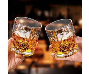 LuxusKollektion Whiskey Gläser 6er Set, Kristallglas, 300ml ab 76,99 € (Oktober 2026)