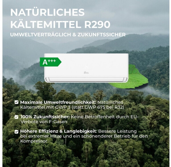 Kältebringer Split-Klimagerät KBO9-R290, Bild 2