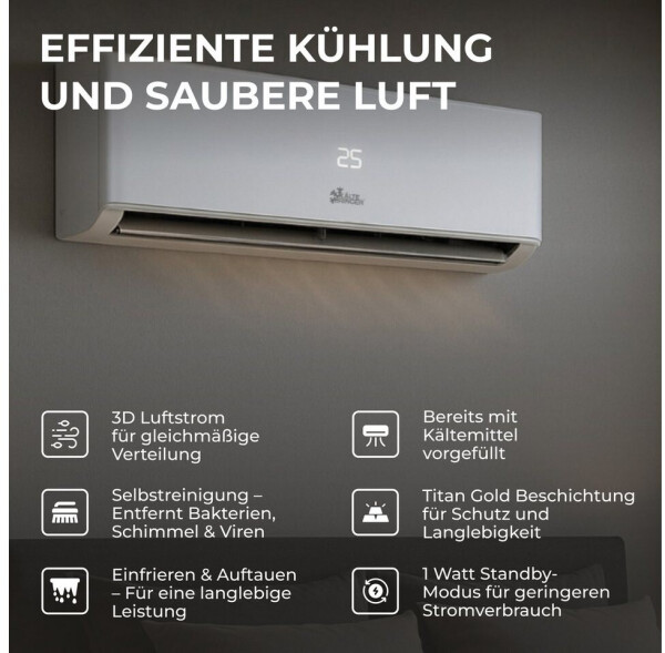 Kältebringer Split-Klimagerät KBO9-R290, Bild 4