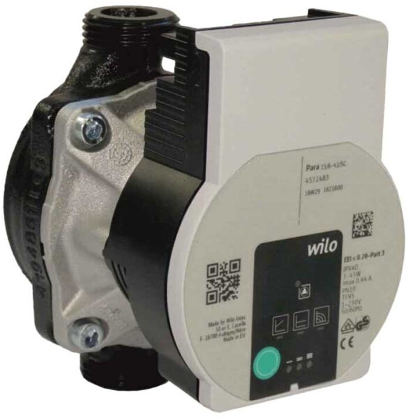 Wilo Para 25/8 Elektronischer Umwälzpumpe Inverter 1"1/2 130mm (Para 25/8)
