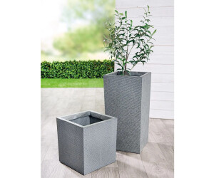 Gilde Horizon Pflanzkübel grau, Kunststoff, 34x36cm (52645) ab 59,95 € (Oktober 2026)