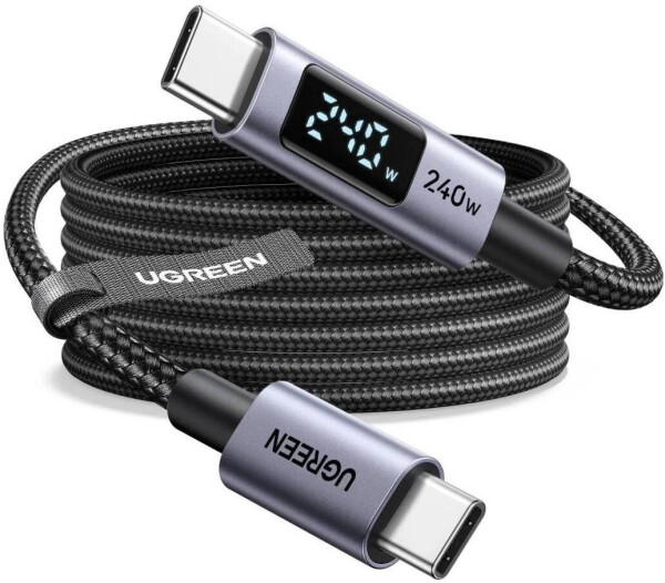 Ugreen USB-C Kabel 240W PD3.1 mit Digital Display (65868), Bild 2