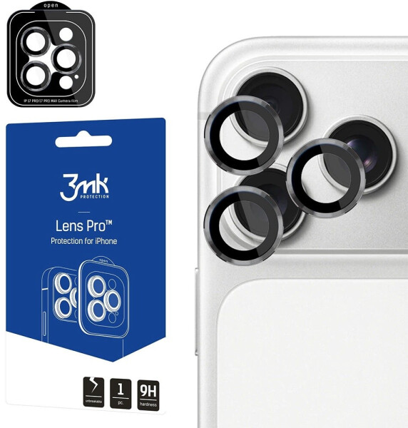 3mk Lens Protection Pro Kameraschutzglas für iPhone 17 Pro / 17 Pro Max, titangrau, Bild 9