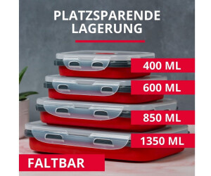 Westmark Frischhaltedose, faltbar, eckig, 1350ml, transparent (21382270) ab 11,99 € (Oktober 2026)