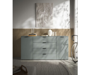 CarryHome LINZ Sideboard salbeigrün, 4 Schubladen, 2 Türen, 180x90x40cm ab 232,00 € (Oktober 2026)