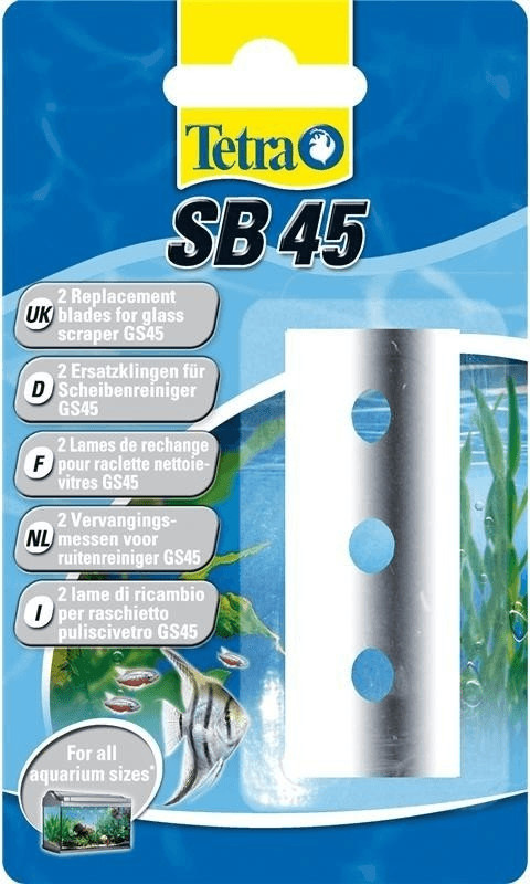 Tetra SB45 2 lames de rechange pour raclette nettoie-vitres GS45