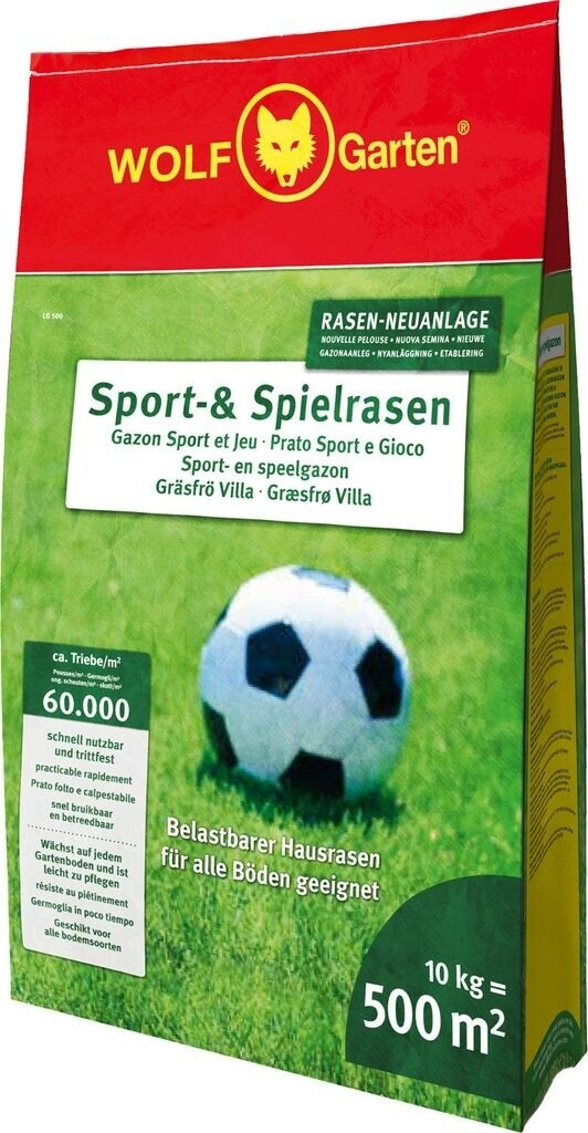 WolfGarten Sport& SpielRasen LG 500 ab 59,95 € Preisvergleich bei