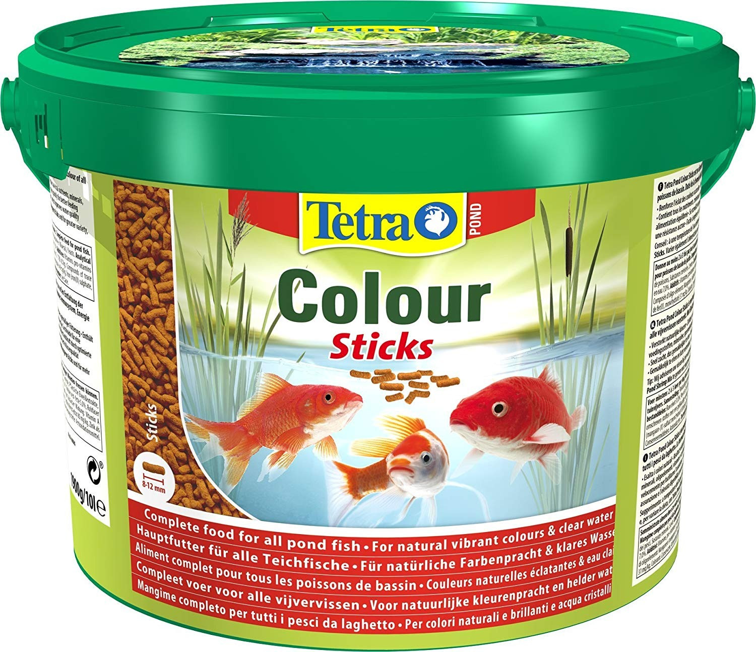 Tetra Pond Colour Sticks pour renforcer les couleurs rouge, orange et jaune (10 l.)