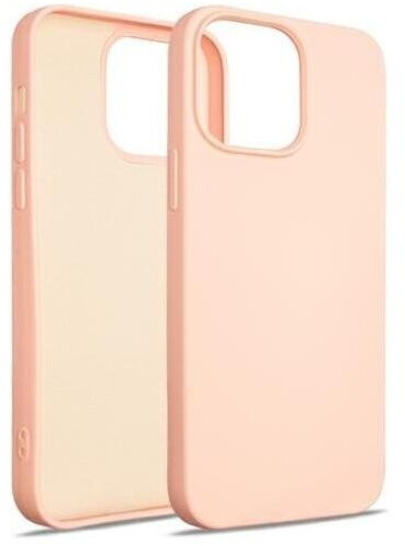 Beline Hülle Silicone für Apple iPhone 15 Pro Max 6.7 Zoll Rose Gold
