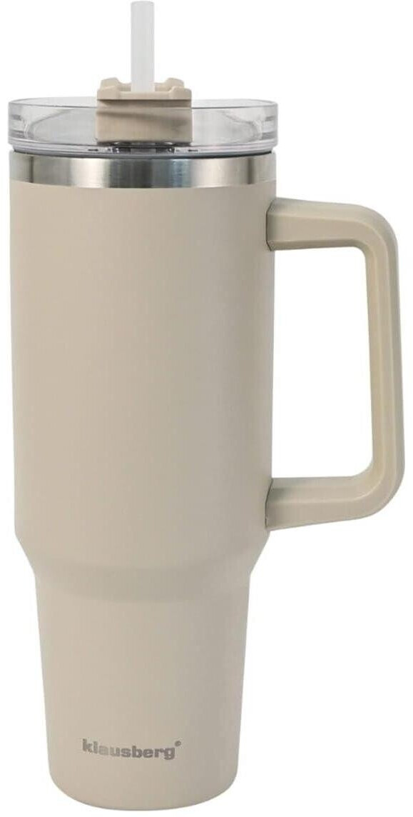 Klausberg Thermobecher 1,1L mit Strohhalm und Griff, Stahl (KB-7944) ab 19,52 € (Oktober 2026)