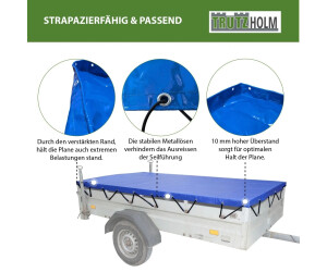 Baumarktplus Anhänger-Abdeckplane PVC mit Gummigurt 2575x1345x100mm blau (57121) ab 27,59 € (Oktober 2026)