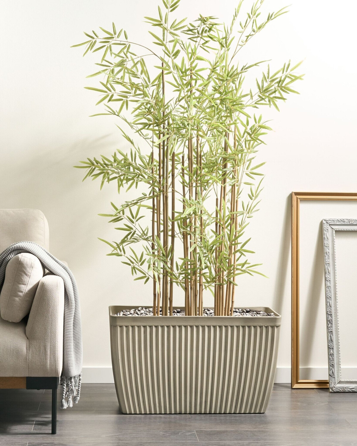 Beliani Sisal rechteckiger Blumentopf Steinmischung Polyresin 73x32cm beige ab 79,99 € (Oktober 2026)