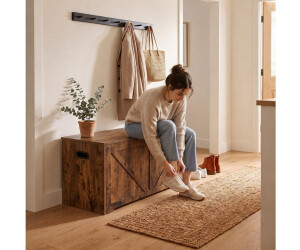 Relaxdays Sitztruhe mit Stauraum, MDF, vintagebraun, 46x100x40cm ab 57,59 € (Oktober 2026)