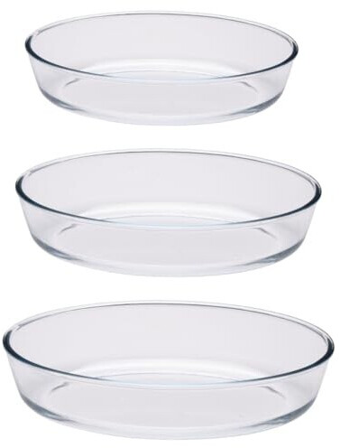 Alpina Ovale Glas-Auflaufformen-Set mit Deckel, 3-teilig ab 21,80 € (Oktober 2026)