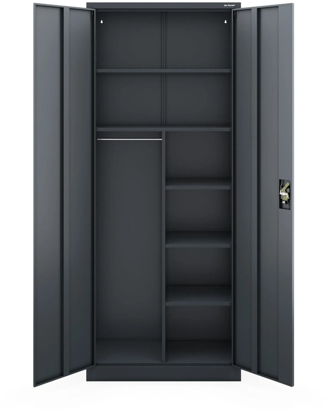 Jan Nowak DAWID H220 Mehrzweckschrank Metall, anthrazit, 90x220x45cm ab 214,99 € (Oktober 2026)