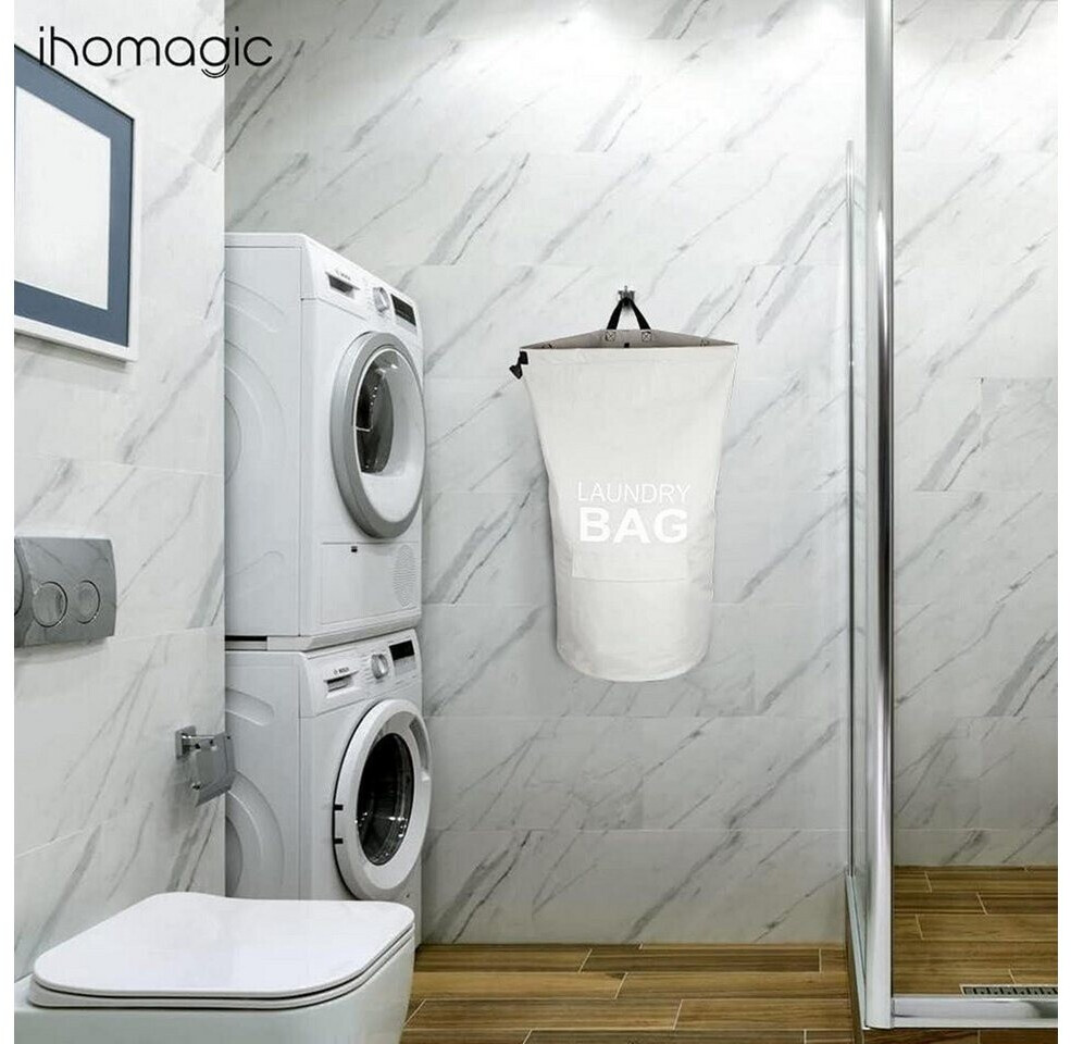 LuxusKollektion Faltbarer Wäschekorb 71L, Wandmontage, beige ab 85,99 € (Oktober 2026)