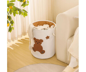 LuxusKollektion Kinder-Wäschekorb Bär-Motiv, faltbar, 42L, mit Zugverschluss ab 83,99 € (Oktober 2026)