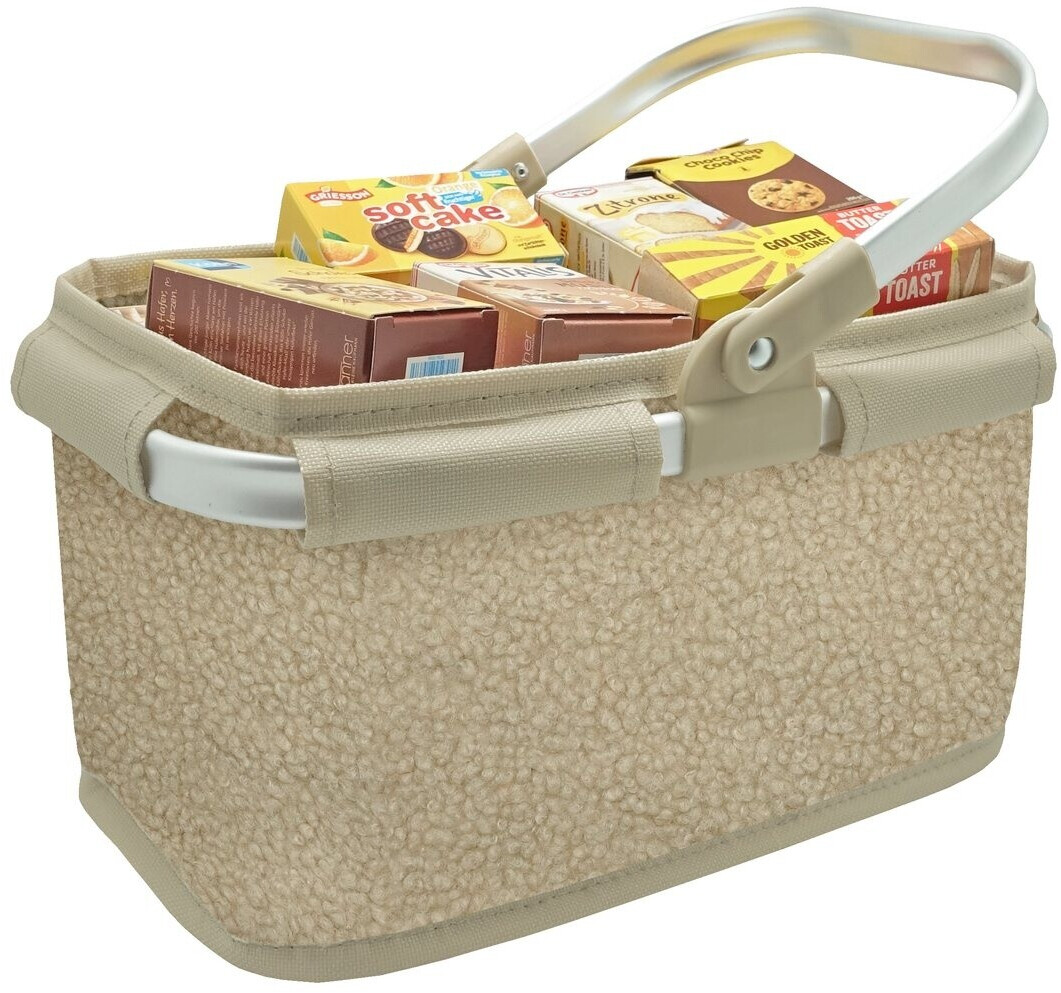 Tanner Goods Der kleine Kaufmann Einkaufskorb Teddystoff weiß mit Miniaturen (4040.1) ab 15,99 € (Oktober 2026)