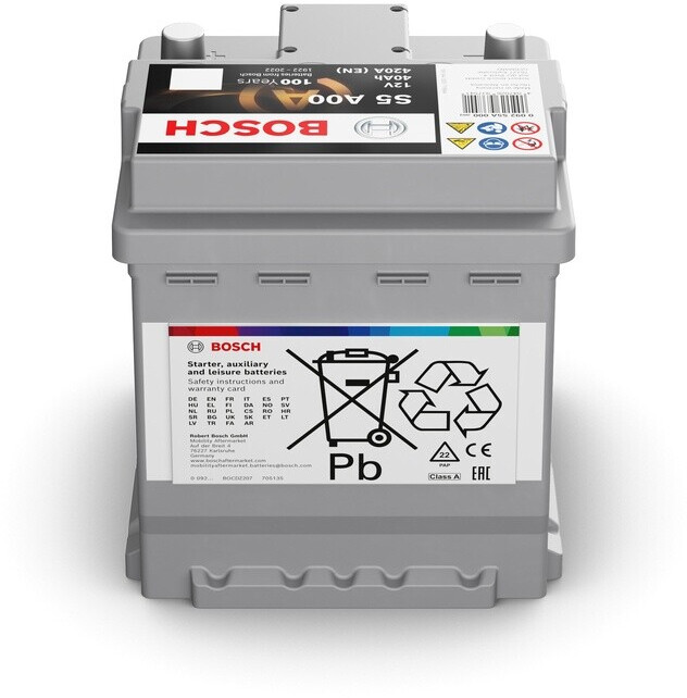Bosch S5A AGM Batteria di Avviamento 12V 40Ah (0 092 S5A 000) a € 105 ...