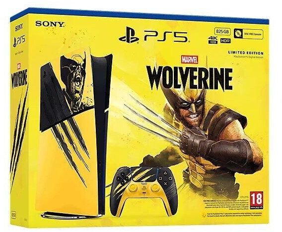 Sony PlayStation 5 Slim (PS5 Slim) Digital Edition 825GB Marvel's Wolverine Limited Edition, Bild 5