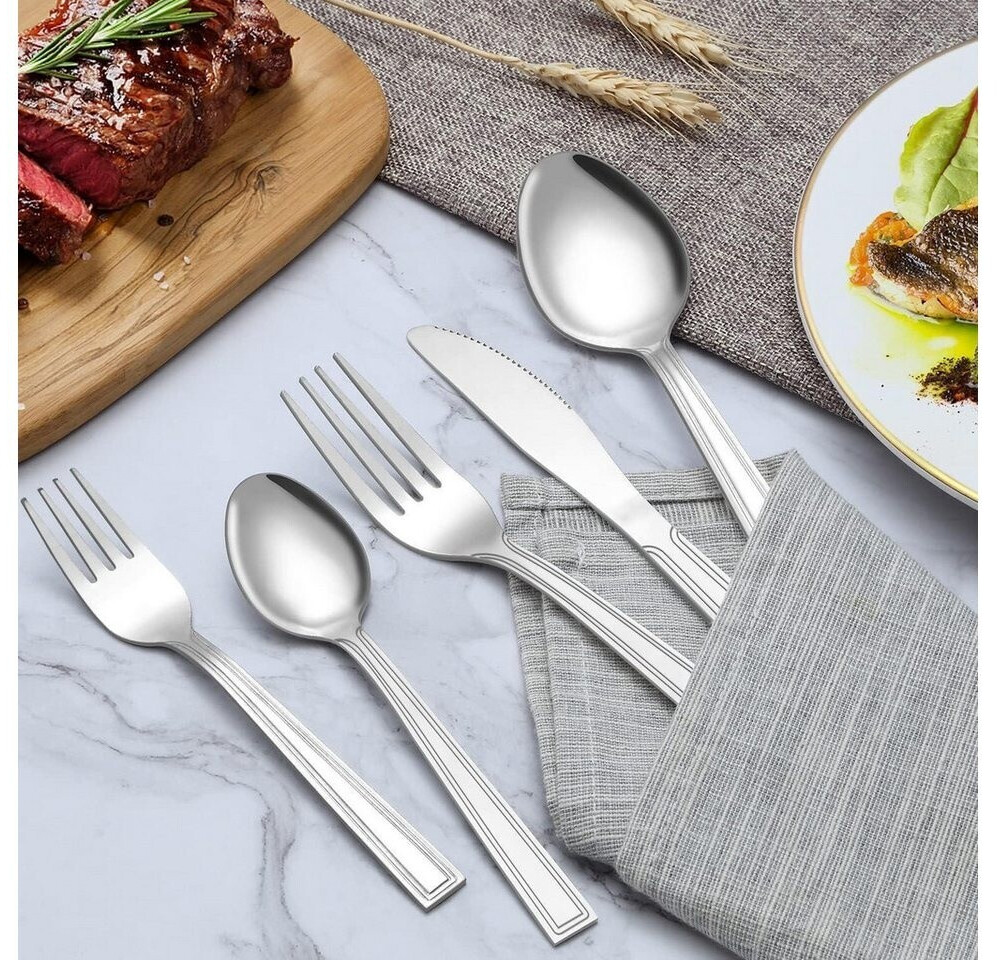 LuxusKollektion Besteck-Set 72-teilig, 12 Personen, Steakmesser, Edelstahl ab 98,99 € (Oktober 2026)