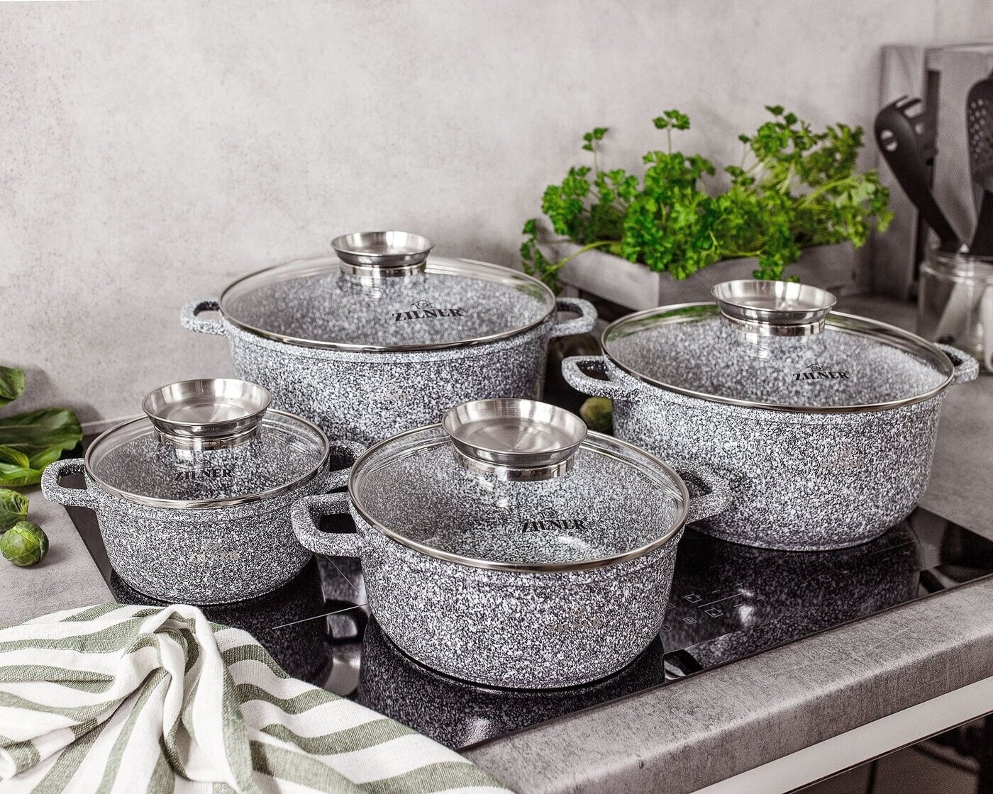Zilner Topfset Antihaft Grau ab 119,99 € (Oktober 2026)