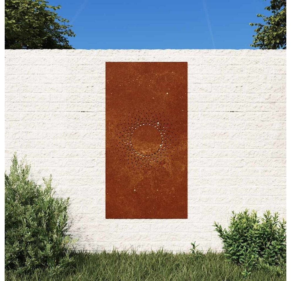 vidaXL Garten-Wanddekoration Sonnendesign Cortenstahl 105x55cm (824490) ab 42,90 € (Oktober 2026)