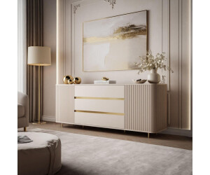 Lookway Mirage Gold Kommode 2 Türen, 3 Schubladen, beige, 180x73x40cm (800001807862) ab 382,00 € (Oktober 2026)