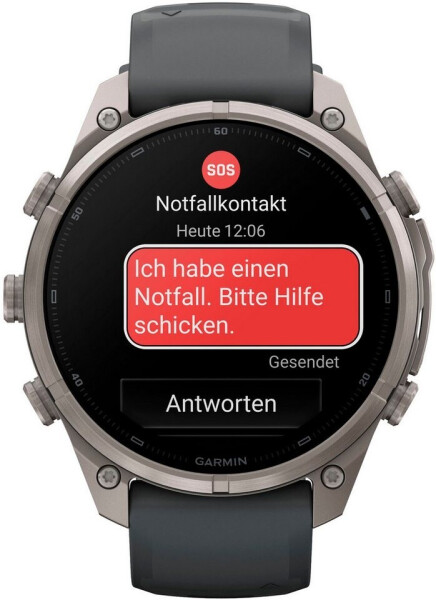 Garmin fenix® 9 Pro 47mm Titan mit Silikon-Armband Graphit/Schwarz LTE, Bild 2