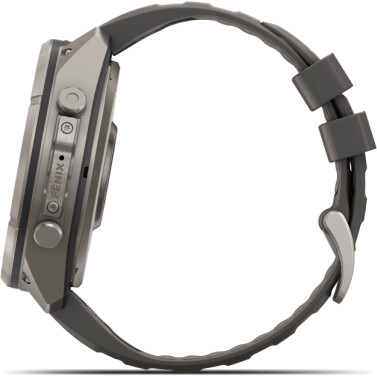 Garmin fenix® 9 Pro Solar 51mm Kieselgrau/Titan mit Silikon-Armband LTE, Bild 2