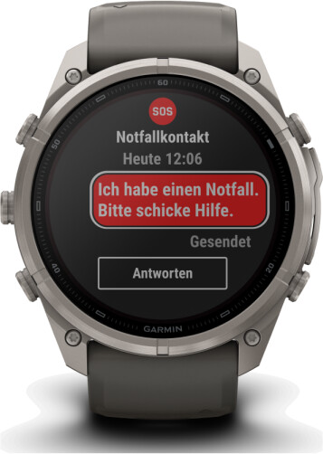Garmin fenix® 9 Pro Solar 51mm Kieselgrau/Titan mit Silikon-Armband LTE, Bild 3