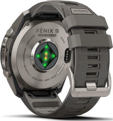 Garmin fenix® 9 Pro Solar 51mm Kieselgrau/Titan mit Silikon-Armband LTE, Bild 5