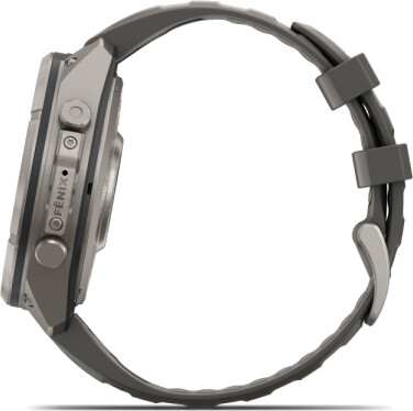 Garmin fenix® 9 Pro Solar 47mm Kieselgrau/Titan mit Silikon-Armband LTE, Bild 2