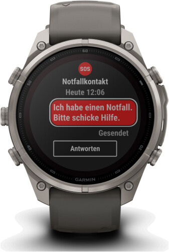 Garmin fenix® 9 Pro Solar 47mm Kieselgrau/Titan mit Silikon-Armband LTE, Bild 3