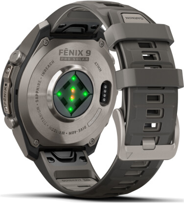 Garmin fenix® 9 Pro Solar 47mm Kieselgrau/Titan mit Silikon-Armband LTE, Bild 5