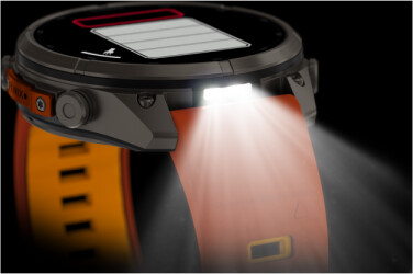Garmin fenix® 9 Pro 47mm Titan mit Silikon-Armband Autumn Orange/Spark Orange LTE, Bild 6