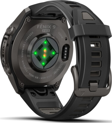 Garmin fenix® 9 Pro 43mm Carbongrau DLC Titan mit Silikon-Armband Schwarz/Kieselgrau LTE, Bild 4